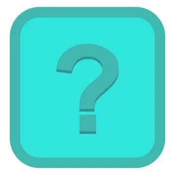 Question mark, FAQ sign, Help symbol, vector mark symbols light blue style. I Stock Illustration