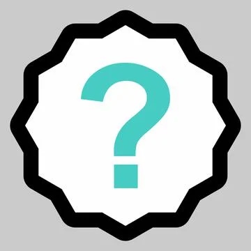 Question mark, FAQ sign, Help symbol, vector mark symbols light blue style. I Stock Illustration