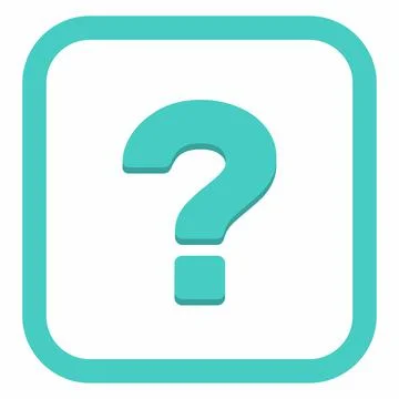 Question mark, FAQ sign, Help symbol, vector mark symbols light blue style. I Stock Illustration