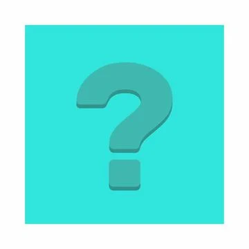 Question mark, FAQ sign, Help symbol, vector mark symbols light blue style. I Stock Illustration