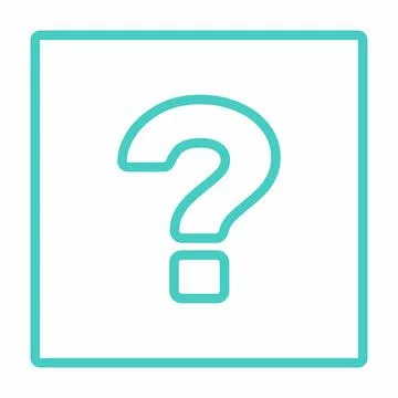 Question mark, FAQ sign, Help symbol, vector mark symbols light blue style. I Illustrazione stock