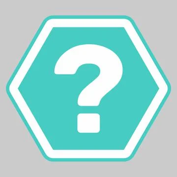 Question mark, FAQ sign, Help symbol, vector mark symbols light blue style. I Stock Illustration