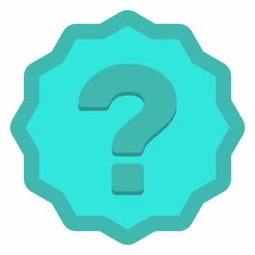 Question mark, FAQ sign, Help symbol, vector mark symbols light blue style. I Stock Illustration