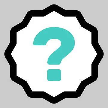 Question mark, FAQ sign, Help symbol, vector mark symbols light blue style. I Stock Illustration