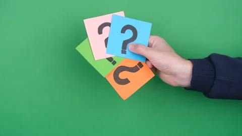 Question mark Video stock 238936130