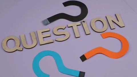 Question mark Stock Footage 262555627