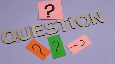Question mark Stock Footage 262566678