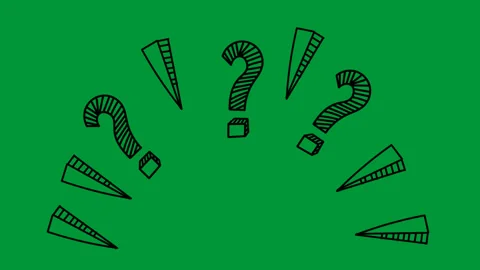 Question mark Stock Footage 288492196