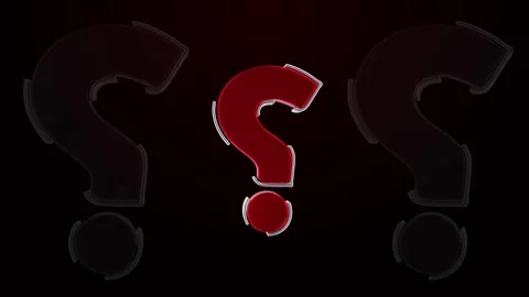 Question Mark Stock Footage 343278504