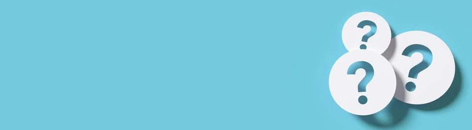 Question mark in front of a red color wall background. Business Stock Photos