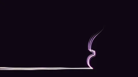 Question mark from gears with streaks Stock Footage 84738785