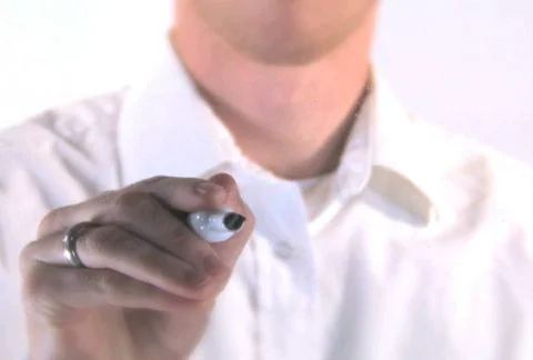 Question Mark on Glass Stock Footage 576575