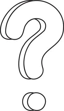 Question Mark Help Inquiry Symbol 스톡 일러스트