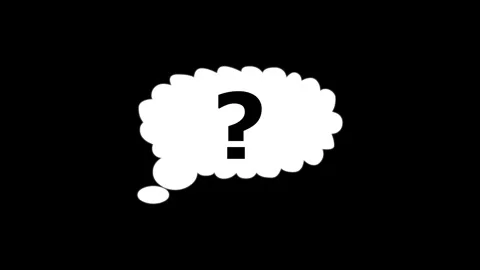 Question mark icon and Questioning problem concept icon animated video Stock Footage 308241611