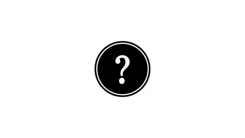Question mark icon animated background, Concept of problem information Stock-Footage 336549999