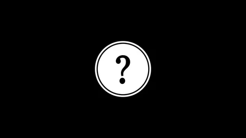 Question mark icon animated background, Concept of problem information Vídeos de archivo 336550005