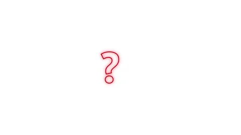 Question Mark Icon Animation, Question mark sign animation, thinking icon Video stock 288916475