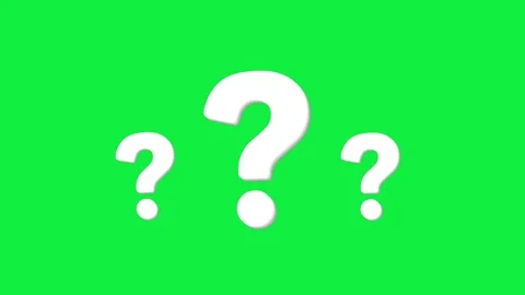 Question mark icon animation video Stock Footage 330524100