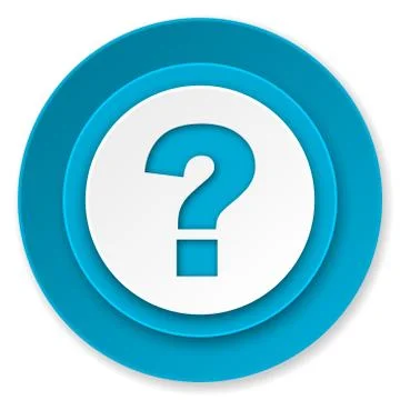 Question mark icon, ask sign. Ilustración de archivo