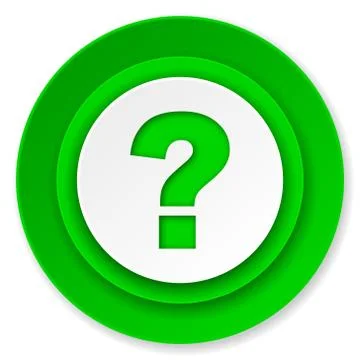 Question mark icon, ask sign. Ilustración de archivo