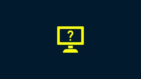 Question mark icon. computer icon with question mark. Stock Footage 277493288