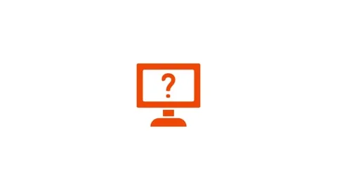 Question mark icon. computer icon with question mark. Stock Footage 277493289