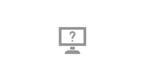 Question mark icon. computer icon with question mark. Stock Footage 277493290