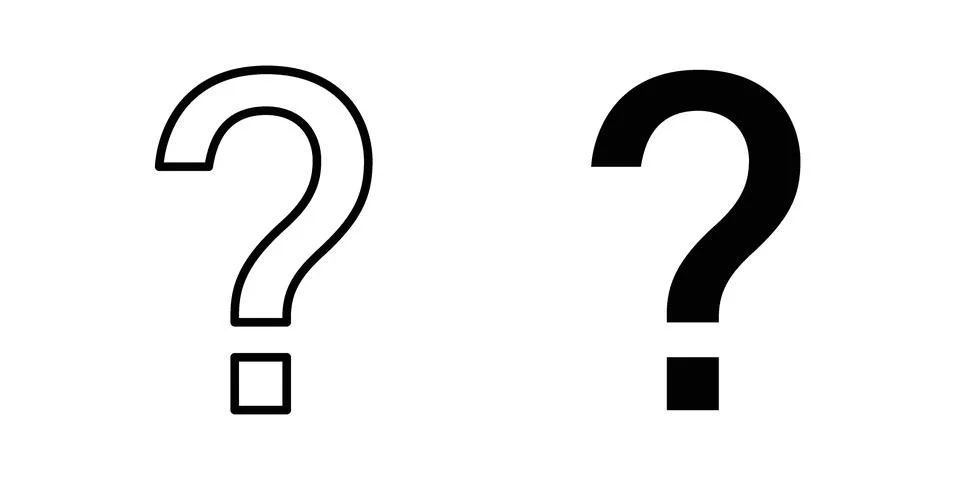 Question mark icon concept. best for web design Stock Illustration