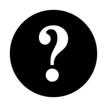 Question mark icon design. Stock Illustration