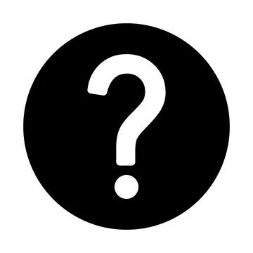 Question mark icon design. Stock Illustration