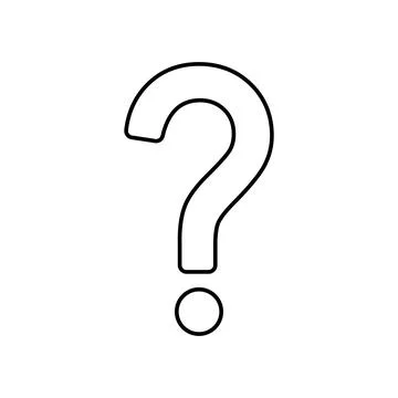 Question mark icon design. Stock Illustration