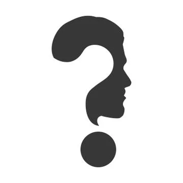 Question mark icon. Doubt design. Vector graphic Stock Illustration