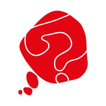 Question mark icon. Doubt design. Vector graphic Stock Illustration