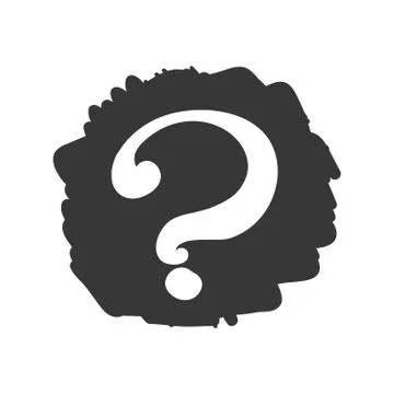 Question mark icon. Doubt design. Vector graphic Stock Illustration