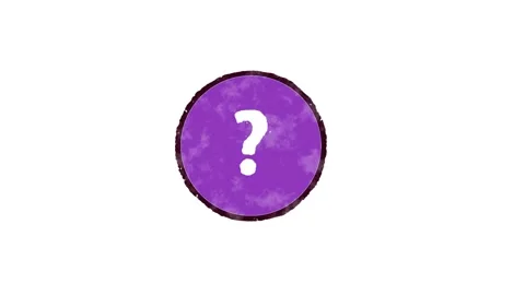Question mark Icon for Education and E-learning Stock Footage 149871239