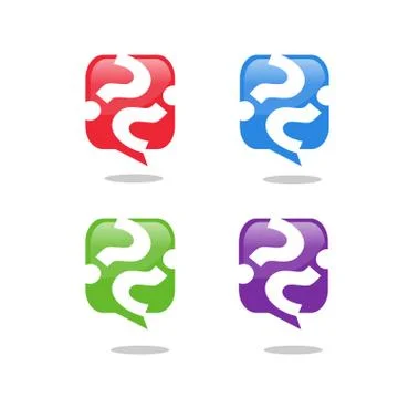 Question mark icon Stock Illustration