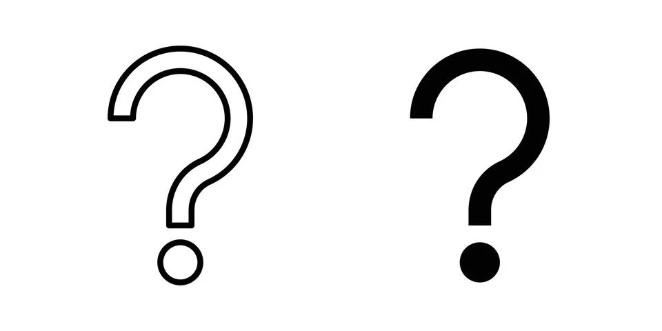 Question mark icon illustration. Pixel perfect vector graphics 스톡 일러스트