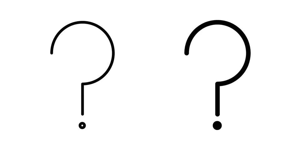 Question mark icon or illustration vector symbols 库存插图