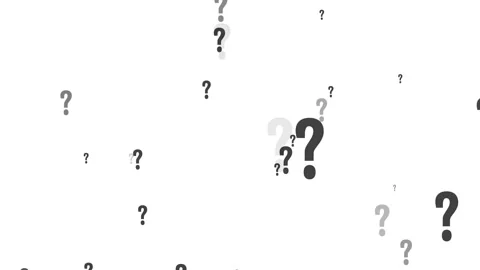 Question mark icon, problem sign Stock Footage 266088485