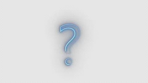 Question mark icon, problem sign Stock Footage 266211755