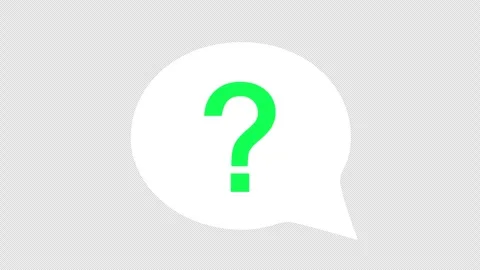 Question mark icon sign symbol icon and asking icon animation. Stock Footage 295441225
