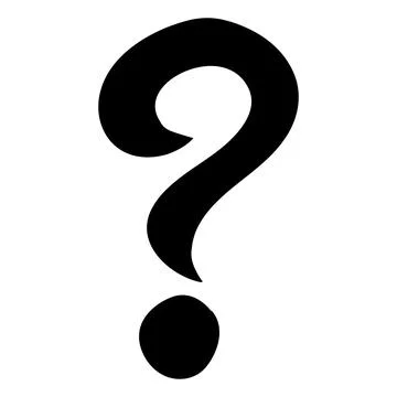 Question mark icon. Vector illustration isolated on white background. Stock Illustration