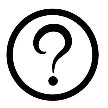 Question mark icon vector illustration EPS editable Stock Illustration