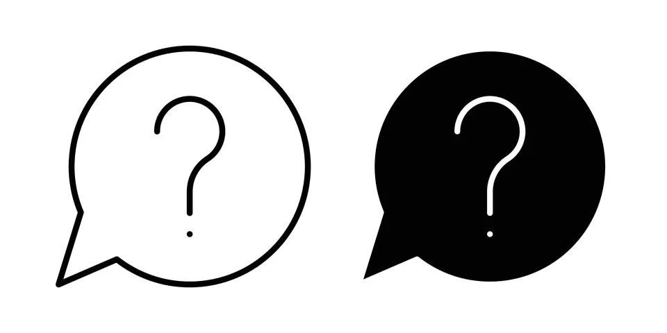 Question mark icon vector symbol graphics 스톡 일러스트