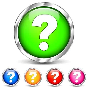 Question mark icons Stock Illustration