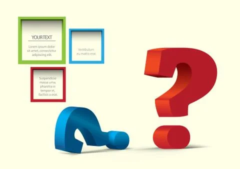 Question mark Stock Illustration