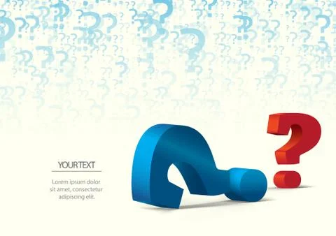 Question mark Stock Illustration