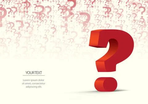 Question mark Stock Illustration