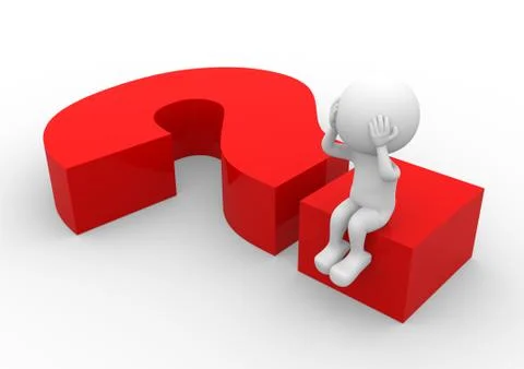 Question mark Illustrazione stock