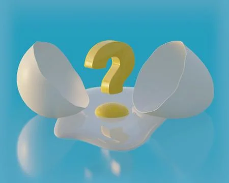 A question mark Illustrazione stock